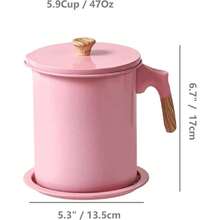 Fat Separator Strainers - Baby Pink - View 2