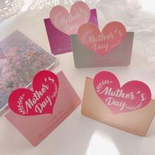 Bộ thiệp chúc mừng Ngày của Mẹ 3D gấp gọn trang nhã và ấm áp, thiệp nhắn tin, thiệp chúc mừng sinh nhật. - Nhiều màu - Xem 2