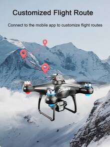 TOKQI 无刷双摄像头四轴飞行器无人机，配备无线遥控器、屏幕、智能避障、光流悬停、多镜头变焦，适用于拍摄、视频和摄影。 - 彩色 - 查看 6