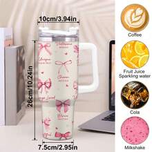 Christian Tumbler - 40oz Pink "God Says You Are", Inspirational Faith Gift, Perfect For Birthday, Catholic Gift, Easter Christian Tumbler, Bible Verse Tumbler, Faith Tumbler, Religious Gifts, Scripture Tumbler, Christian Gifts For Women, Inspirational Tumbler, Jesus Tumbler, Christian Cup, God Is Good Tumbler Water Bottle Gifts For Women Cups With Lids And Straw - Multicolor - View 7