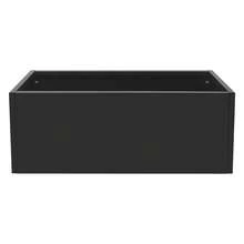 ZhdnBhnos " L X " W X " H Metal Rectangular Planter Box, Heavy Long Planters For Outdoor Plants, Black Outdoor Planters For Porch/Patio/Garden (Black,  *  * Inch) - 變體,1 - 查看 3
