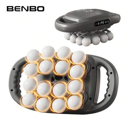 Benbo 16档按摩枪，专业手持式按摩器，模式和强度可调，有效缓解背部、腿部、腰部和臀部肌肉紧张。是圣诞节、新年、感恩节等节日送礼的绝佳选择，适合送给朋友或自用。也是送给女性、男性和父母的理想礼物。