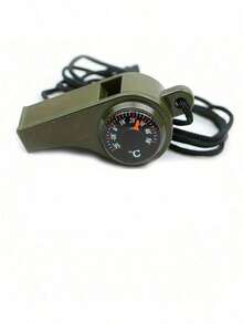 3-In-1 Emergency Whistle With Compass And Thermometer - Ideal For Track & Field, Camping, Hiking, Outdoor Adventure, Referee And Cheerleading Use - View 7