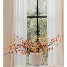 Artificial Flowers With Greenery Stems Faux Plants Indoor Branches For Tall Vase Ultra-Realistic, 14 Pcs Wedding Centerpieces, Home Decor & DIY Bouquets - 福運葉莓 - 查看 1