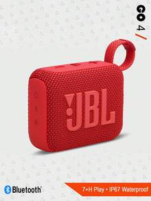 JBL Go 4 Ultra-Portable Bluetooth Speaker With Big Pro Sound And Punchy Bass, PlaytimeBoost, IP67 Waterproof & Dustproof, 7-Hour Playtime, Ideal For Beach, Hiking, And Outdoor Adventures - Red - View 2