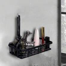 1 chiếc kệ đựng đồ nhà tắm gắn tường chống gỉ, không cần khoan, thiết kế đục lỗ giúp thông gió và thoát nước, kết cấu chắc chắn, dung tích lớn, dễ lắp đặt, chống ẩm và chống gỉ. Phụ kiện nhà tắm - Nhiều màu - Xem 5