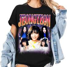 Retro Jeongyeon Twice T-Shirt, Twice TEN: The Story Goes On Shirt, Twice This Is For World Tour Part 2 Shirt, Twice Enemy Shirt Sweater - màu đen - Xem 1