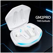 Lenovo True Wireless Bluetooth Headset GM2pro Multi-System High Compatibility Low Latency In Gaming Mode Excellent Sound Quality Smooth And Clear HD Calls Real Panoramic Realistic Sound Effects White - White - View 2