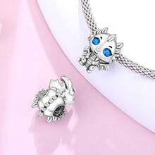 Cute Panda Animal 925 Sterling Silver Charms For Bracelets And Necklace Dangle Pendants Butterfly Elephant Dog Bead Jewelry Present For Women Family Friends - SilverDragonCharms - 查看 3