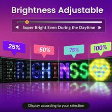 LED Pixel Soft Display, Programmable LED Screen Night Light, Application Control, DIY Text Pattern Animation, Can Be Wall-Mounted Or Desktop Use, Ideal For Home Decoration, Art Creation, Game Room, Bar, Bike, Advertising, Hotel, Christmas Gifts