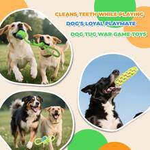 7 piezas Juguetes de correa para perros, juguetes masticables duraderos para juego interactivo con perros medianos y pequeños, ayuda a limpiar los dientes, aliviar el aburrimiento, juego de tirar, masticado poderoso, juguetes dentales de cuerda de algodón para cachorros - Multicolor - Ver 5