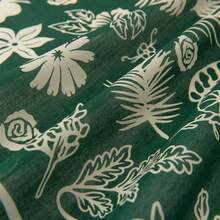 22\X22\ Flower Cotton Bandana Multi-Purpose Headbands - GreenLeaf - View 5