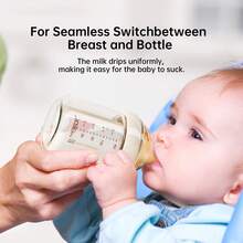 YOUKEBEI 4件套玻璃婴儿奶瓶礼盒装，含4个奶嘴，热销产品 - 無色 - 查看 7