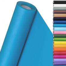 SMART&CASUAL 15\ X 450\ (37.5') Kraft Paper Roll For Art Craft Supplies Gift Wrapping Moving PacFKing  Painting Drawing Paint Easel Poster Chart Paper (Lake Blue, 15\ W X 450\ L (37.5')) - 藍湖 - 查看 2