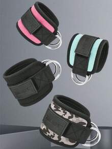 2 قطعة أربطة للكاحل لتدريب عضلات الساق والفخذ - متعدد الألوان - مشاهدة 3