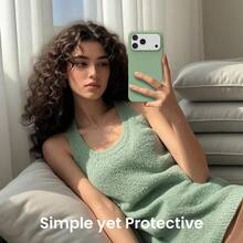 Ốp lưng điện thoại silicon lỏng 3 lớp bảo vệ toàn diện, bằng cao su mềm, tương thích với iPhone 17, 17 Air, 17 Pro, 17 Pro Max, có khả năng chống sốc, lớp lót sợi nhỏ chống trầy xước. Cũng tương thích với iPhone 13, 11, 16 Pro Max, 15, 14 Plus, 12 Mini, XS Max, 7, 8 Plus. - Xanh nhạt - Xem 2