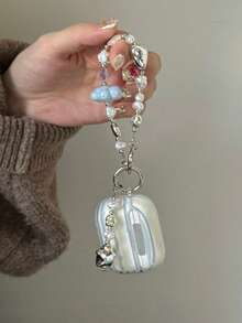 半透明星形设计软壳保护套，适用于苹果蓝牙耳机4/Pro/3/2，简约时尚，兼容苹果蓝牙耳机