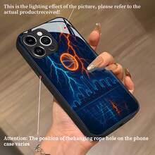 Estuche para teléfono con paisaje urbano de baloncesto Lightning compatible con estuches para teléfonos   17  16 Pro Max  15 Pro Max  13 y  12 Duradero, a prueba de golpes y elegante Un gran regalo para familiares, amigos, seres queridos y novios/novias - Negro - Ver 4