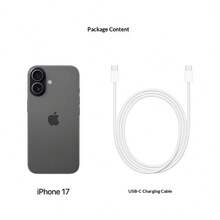 Brand new Apple iPhone 17 mobile phone, original Chinese mainland version, genuine product, new model on the market, 256GB，mobile phone，cell phone，handset，shou - 黑色 - 查看 8