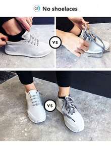 12个装宽松鞋带扣,个性化弹性硅胶鞋带免系鞋带扣 - 彩色 - 查看 9