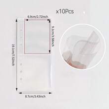 A6 Half-Size Sticker Storage Album, Loose-Leaf Planner, Tape Cutter, Membrane Separator, Notes, Photo Album Materials Collection - Multicolor - View 9