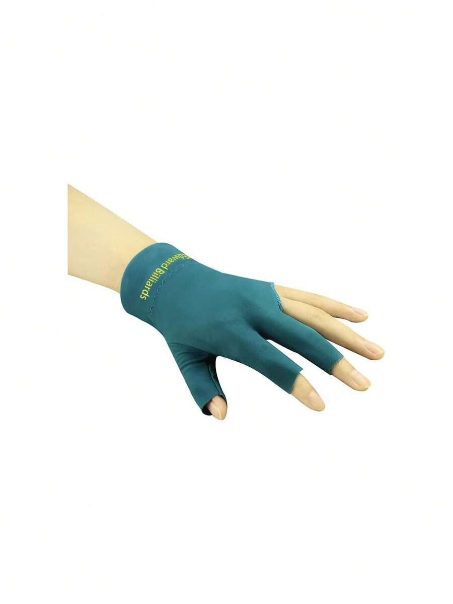 Juego de Guantes de Billar 10 Unidades 3 Dedos Licra para Mano Izquierda/Derecha para Hombre/Mujer,38913119 - Verde Oscuro - Ver 1
