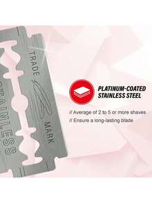 EstiloTendenciaFeather Cuchillas De Afeitar De Doble Filo, 20 UnidadesCalidad PremiumVersióN Mejorada - 1 - Ver 5