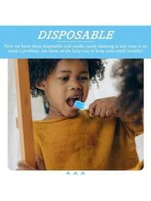 EstiloTendenciaHealifty 100Pcs Hisopos Oral Desechable, Mouth Swabs Sponge Y Cuidado Esponjas Diente Limpieza Boca Azul 9.5CmCalidad PremiumVersióN Mejorada - 1 - Ver 9