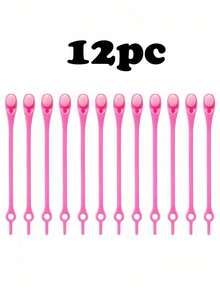 12个装宽松鞋带扣,个性化弹性硅胶鞋带免系鞋带扣 - 彩色 - 查看 20