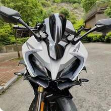摩托车前挡风玻璃翼整流罩 - 碳纤维材质，适用于 Nmax155 Ninja250 300 GSX250R 250SR，气流升级 - 鳥嘴 - 查看 4
