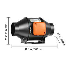 Ventilateurs muraux - 21 W 205 CFM - Voir 10