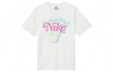 Nike Sportswear Classic Logo Short-Sleeve T-Shirt With Straight Shoulder Sleeve For Sporty And Casual Wear, Suitable For Running And Training - White - View 1