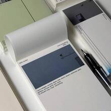 1本大气风景图案便签本，Ins-Worthy品牌，可撕取，不粘手，加厚剪贴簿材质 - 彩色 - 查看 2