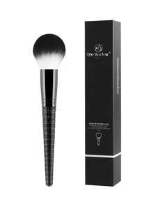 1pc Soft & Fluffy Powder Blush Makeup Brush, Beauty Tool - Black - View 1