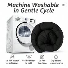 All Season Full Size Bed Comforter Cooling Down Alternative Quilted Duvet Insert With Corner Tabs Winter Warm Machine Washable Black - Full8286Black - Xem 6