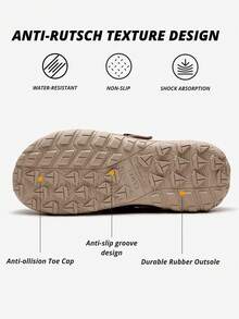 CAMEL CROWN Men's Sandals, Comfortable Breathable Retro Style Sandals, Loose Fit, Suitable For Spring And Summer Wear. Birkenstocks Style Sandals. - Khaki - View 6