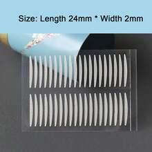 400pcs/10 Sheets Invisible Double Eyelid Tape, Natural Look, Matte Finish, Adjustable Makeup Eyelid Stickers - Nude - View 4