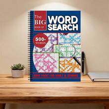 Retour à l'école ! Livre de mots croisés, reliure spirale double 22 pages, convient aux adultes et aux personnes âgées - plus de 500 mots, police de caractères large, vocabulaire le plus récent, avec générateur de mots, améliore la mémoire et la cognition, cadeau pour les parents retraités, la Saint-Valentin, la Fête des Mères, Noël (police de caractères large) - A4 - Voir 4