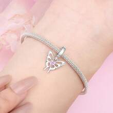 Cute Panda Animal 925 Sterling Silver Charms For Bracelets And Necklace Dangle Pendants Butterfly Elephant Dog Bead Jewelry Present For Women Family Friends-6048 - 蝴蝶魅力 - 查看 6