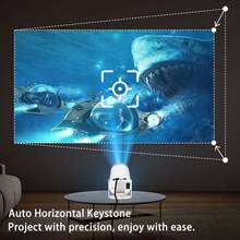 HY300 PRO Projector Android 11 160ANSI Dual Wifi6 BT5.0 Native 1280*720P Home Cinema Outdoor Projetor - EU C Type Plug(220-240V) - View 7