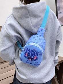 Disney Kids Bag, Mini Waist Bag, Boys/Girls Chest Bag, Girls Wallet, Cartoon Stitch Pouch, Cartoon Coin Purse, Shoulder Crossbody Toy Bag, Travel Bag, Holiday Gift Bag - Multicolor - View 5