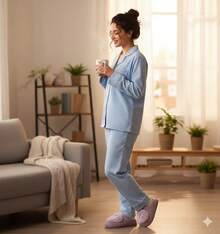 TendenciaPantufla Mujer Peluche Dama Pantunfla Suave Denali CalienteCalidad premium - Rosa - Ver 9