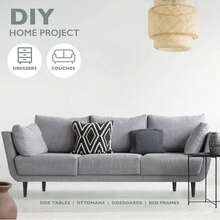 4pcs/Set Black Wooden Furniture Legs, Conical Replacement Coffee Table Legs, Furniture Feet, Sofa Legs, Chair Legs, Loveseat Legs, Footstool Legs, Vanity Legs, Side Table Legs - Black - View 6