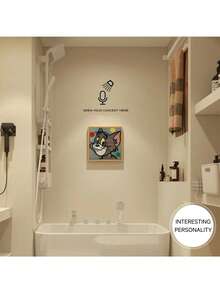 演唱会主题趣味静电贴纸，简约北欧ins风，无需胶水，可移除，适用于浴室、卧室、KTV、墙面和玻璃装饰 - 彩色 - 查看 5