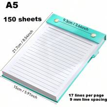 A5 PU皮革可重复使用笔记本，内页可替换 - A5 - 查看 11