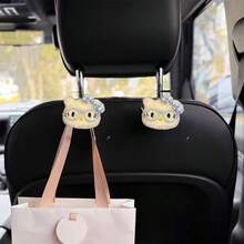 Sanrio 两件套Hello Kitty卡通可爱汽车座椅挂钩，多功能，可用于车内收纳、内饰装饰、座椅靠背、后排座椅等。 - KT掛鉤 - 查看 3
