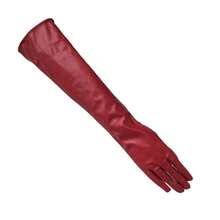 50cm Elegant Long Soft PU Leather Gloves, Smooth Surface, Suitable For Formal Occasions, Weddings, Cocktail Parties, Cosplay And Vintage Outfits. Breathable And Comfortable For All-Day Wear, Especially Suitable For Brides, Bridesmaids And Fashion Enthusiasts.,Travel,Festival,Party,Camping - A - View 8