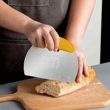 Espátula multiusos de acero inoxidable graduada, ideal para pasteles, tartas, pizzas y queso. Herramienta fácil de limpiar, regalo de Navidad perfecto - Multicolor - Ver 7