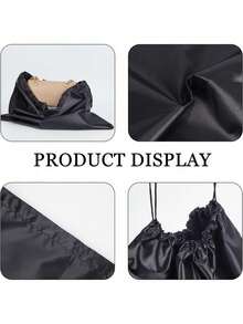 缎面抽绳防尘袋，适用于珠宝首饰及配饰；丝绸抽绳旅行收纳袋；便携式抽绳封口袋，适用于衣物鞋履；大容量手提防尘袋；自封抽绳收纳袋；旅行配件收纳整理便携式防尘袋 - 彩色 - 查看 4