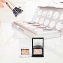 Organizador De Caja Vacia Para Sombras De Ojos Cuadradas 1.42 Pulgadas Para Rubor Poo Y Maquillaje Compacto Reutilizable - como en la foto - Ver 3